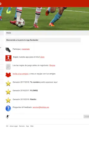 Kicktipp - La porra aplicación screenshot