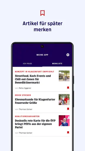 Kleine Zeitung screenshot