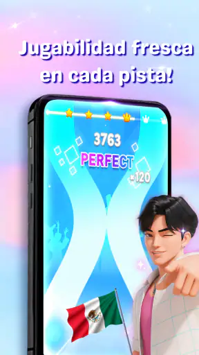 Kpop Beat Tiles Juego de piano screenshot