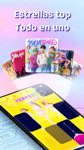 Kpop Beat Tiles Juego de piano screenshot
