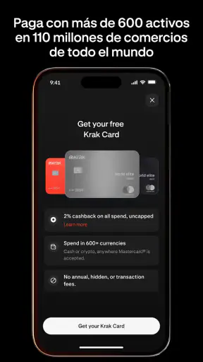 Krak:  Tarjeta y Cashback screenshot