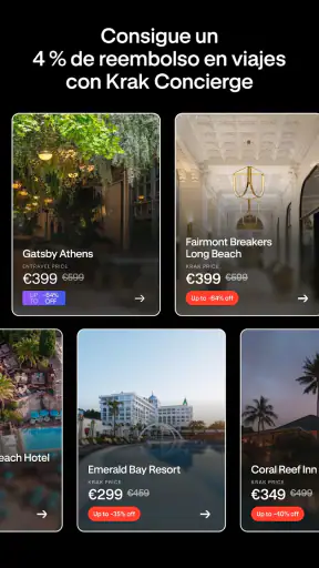 Krak:  Tarjeta y Cashback screenshot