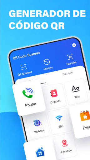 Lector Codigo QR, Barras screenshot