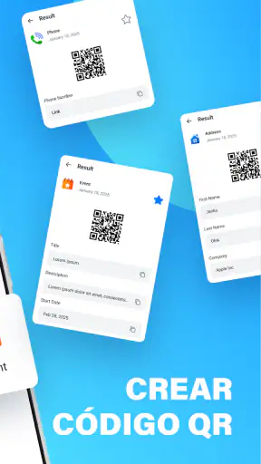 Lector Codigo QR, Barras screenshot