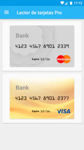 Lector de tarjetas Pro (EMV) screenshot