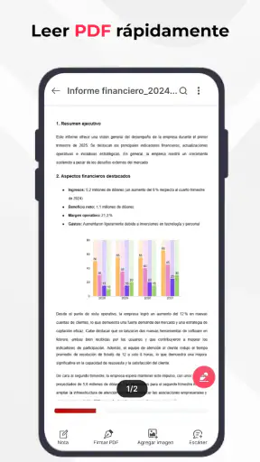 Lector PDF y Documentos screenshot