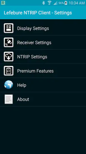 Lefebure NTRIP Client screenshot