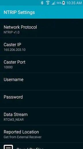 Lefebure NTRIP Client screenshot