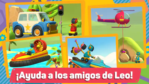 Leo 2 Coches Juegos para Niños screenshot