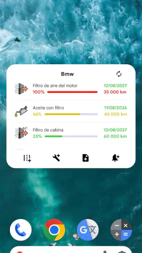 Libro de mantenimiento coche screenshot