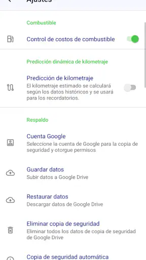 Libro de mantenimiento coche screenshot