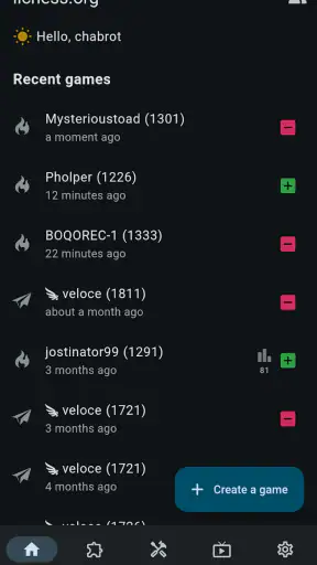 Lichess screenshot