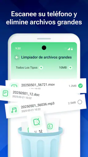 Limpiador de archivos basura screenshot