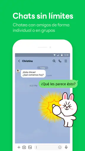 LINE: Llama y mensajea screenshot