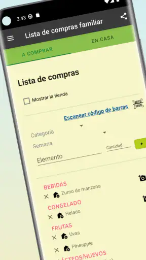 Lista de la Compra Compartida screenshot