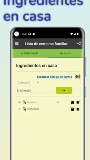 Lista de la Compra Compartida screenshot