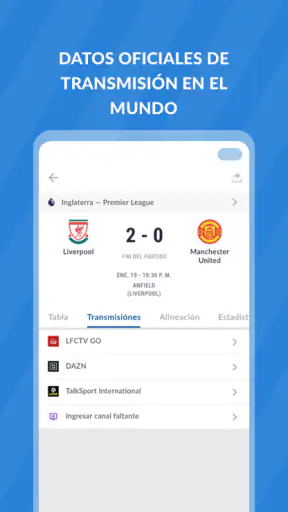 Live Futbol TV - Horarios screenshot