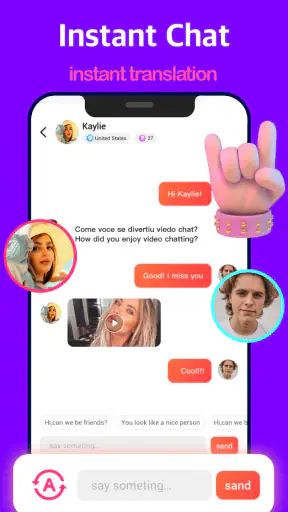 Live video call - Popa screenshot