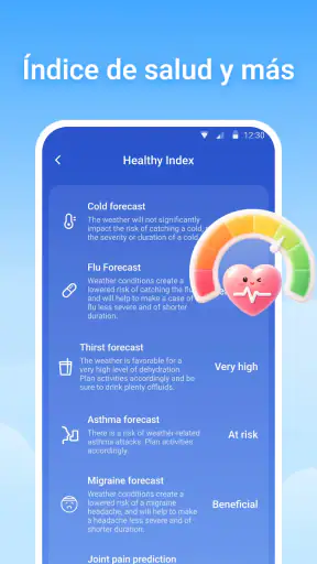 Local Weather: radar y widget screenshot