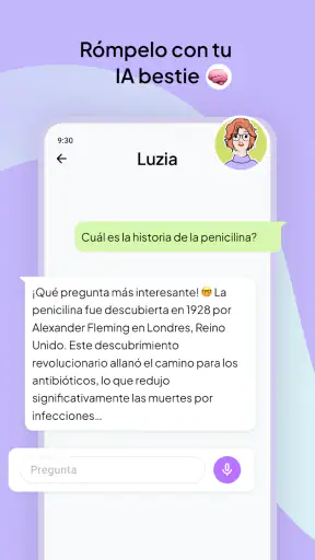 Luzia: Asistente de IA y Chat screenshot