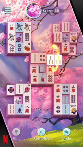 Mahjong Solitaire NETFLIX screenshot
