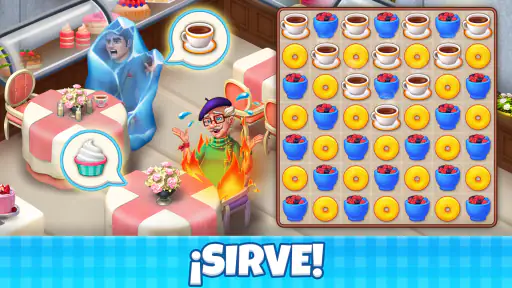 Manor Cafe: juegos de unir 3 screenshot