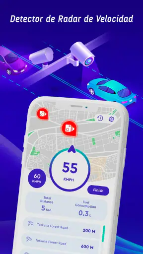 Mapas sin conexión, GPS screenshot