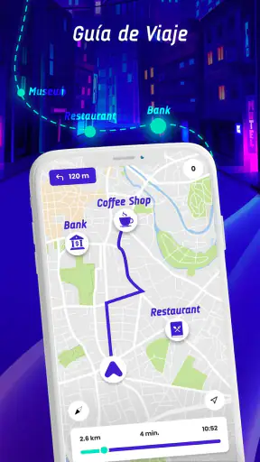 Mapas sin conexión, GPS screenshot
