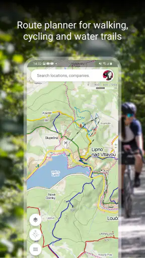 Mapas sin conexión: Mapy.com screenshot
