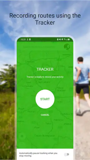 Mapas sin conexión: Mapy.com screenshot