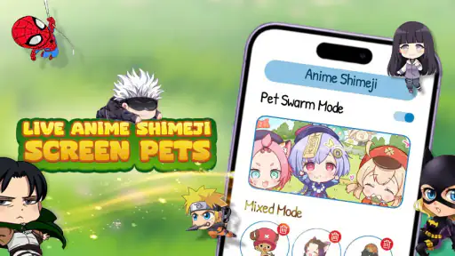 Mascotas en pantalla: Shimeji screenshot
