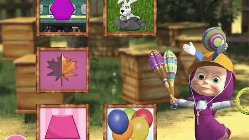 Masha y el Oso Juego Educativo screenshot