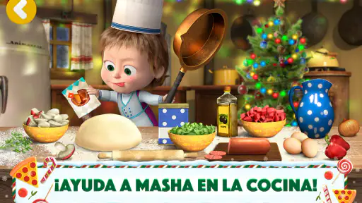 Masha y el Oso Juegos de Pizza screenshot