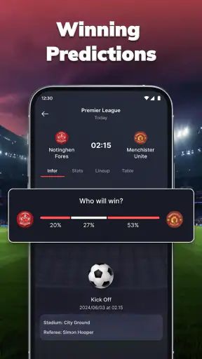 MatchLive Resultados de Fútbol screenshot