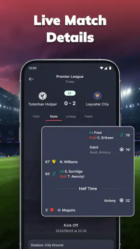 MatchLive Resultados de Fútbol screenshot