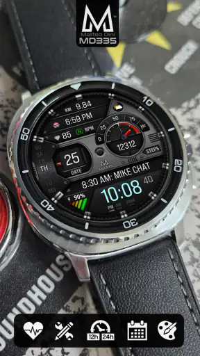 MD335 Hybrid watch face screenshot