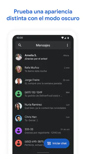 Mensajes de Google screenshot