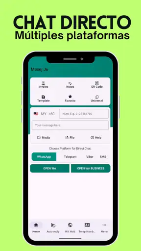 Mesej Je: de Chat Empresarial screenshot