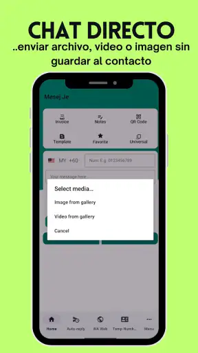 Mesej Je: de Chat Empresarial screenshot