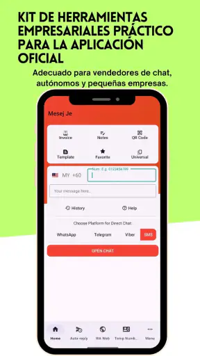 Mesej Je: de Chat Empresarial screenshot