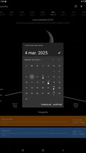 Mi Fase Lunar Pro screenshot