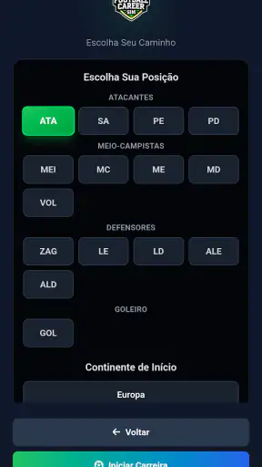 Mi Sim de Carrera Futbolística screenshot