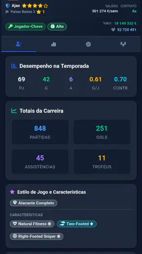 Mi Sim de Carrera Futbolística screenshot