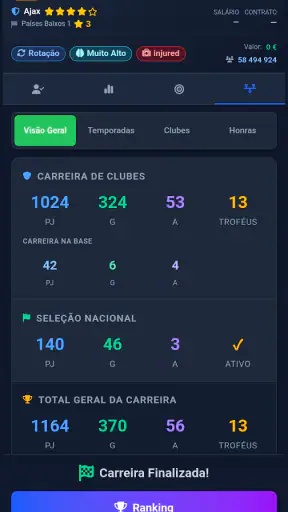 Mi Sim de Carrera Futbolística screenshot