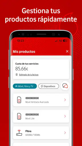 Mi Vodafone screenshot