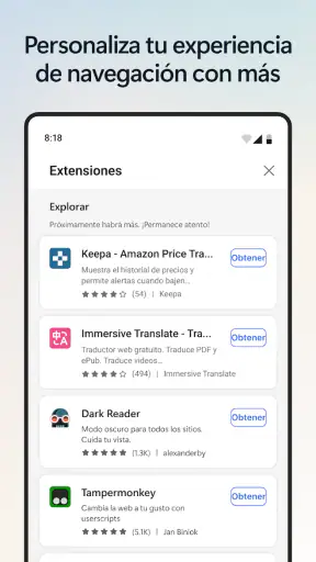 Microsoft Edge:navegador de IA screenshot