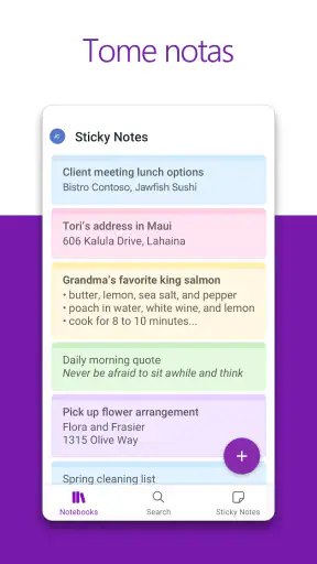 Microsoft OneNote: Save Notes screenshot