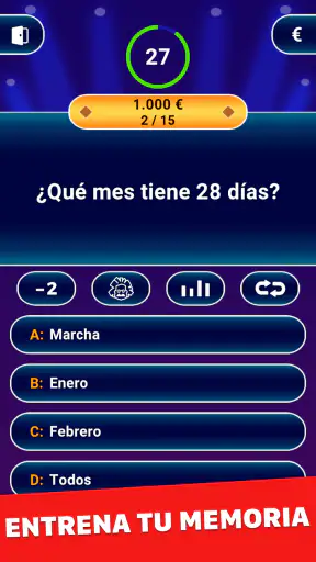 Millonario 2026: trivia quiz screenshot