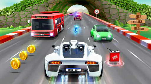 Mini Juego de Auto de Carreras screenshot