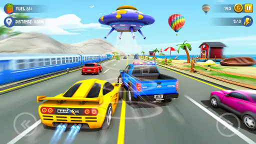 Mini Juego de Auto de Carreras screenshot